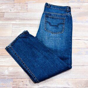 CHAPS Blue straight leg jeans | Classic denim casual | Size 36x32